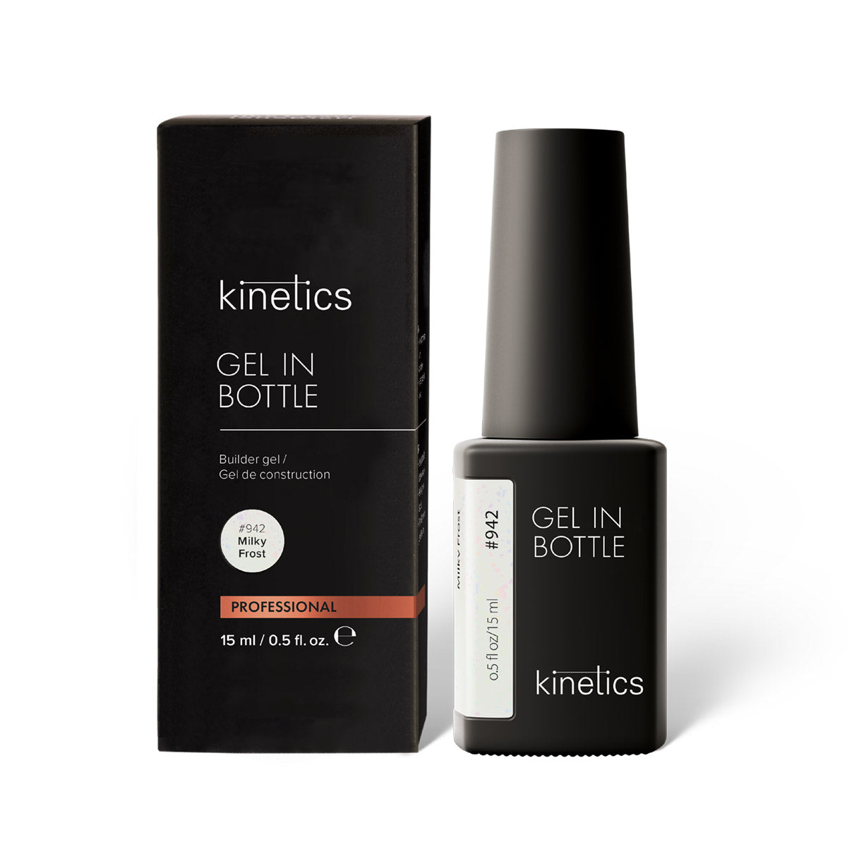Kinetics Gel in Bottle Milky Frost #942