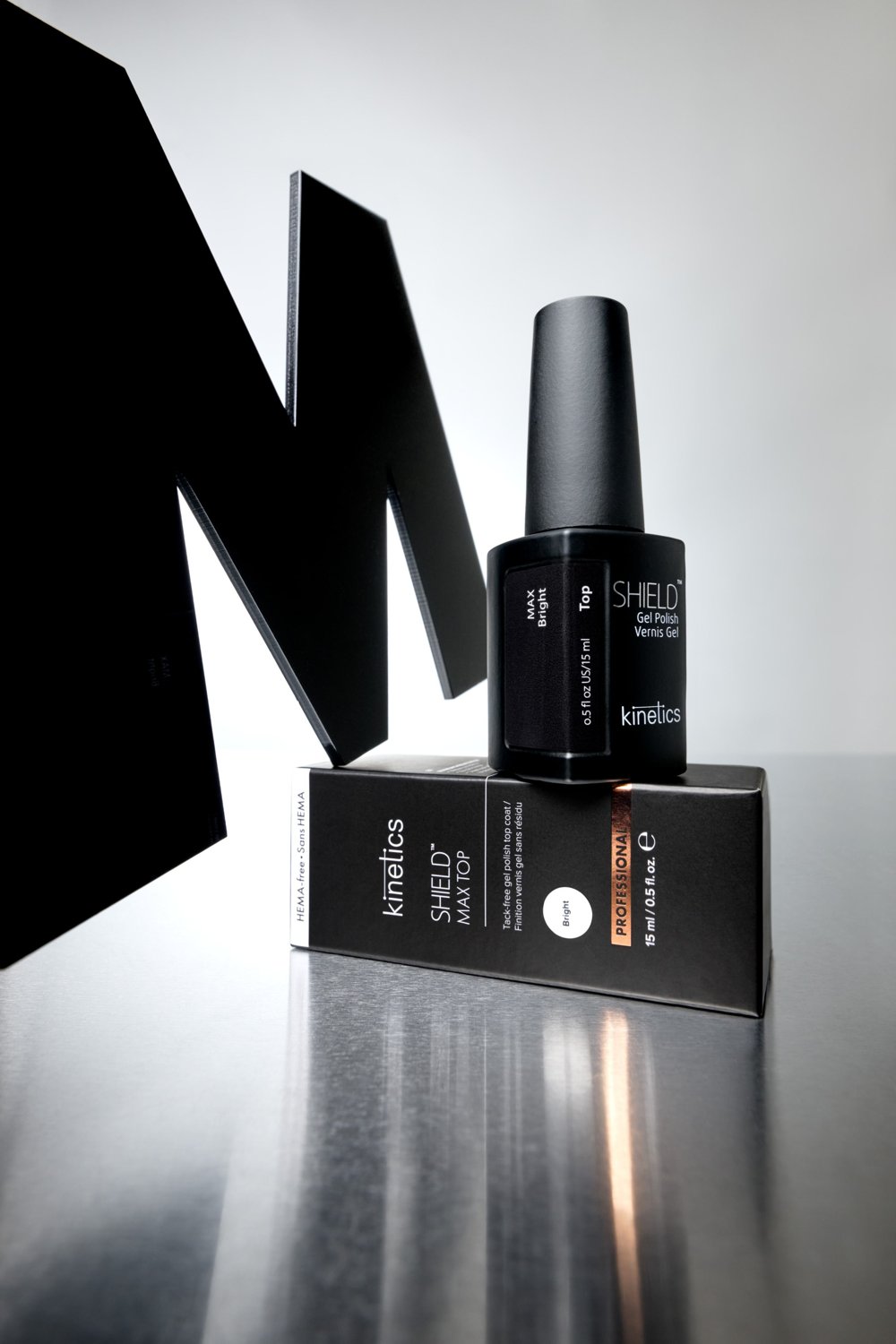 Kinetics Shield MAX Top Bright gel top coat