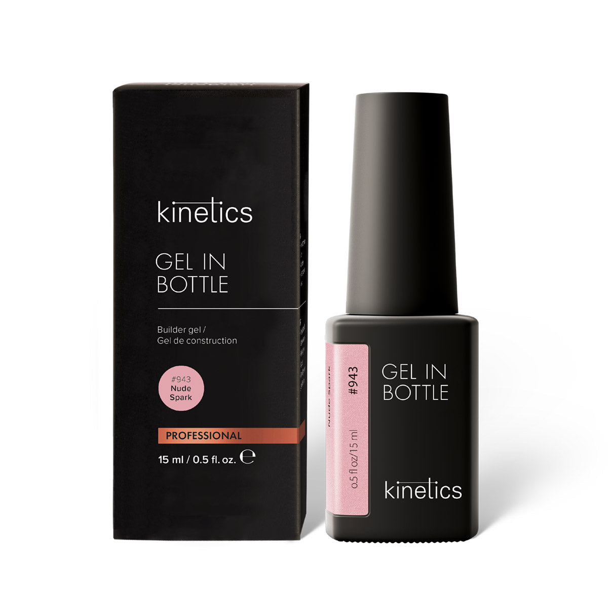 Kinetics Gel in Bottle Nude Spark #943